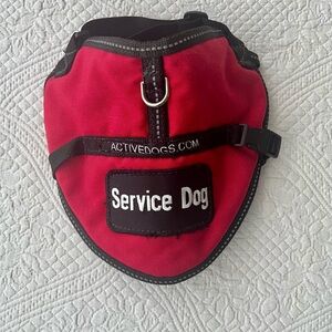Active USA Red Service Dog Vest
